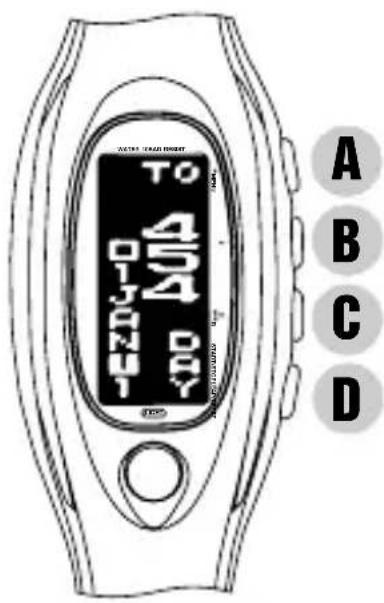 PULSAR W442 - • TARGET DATE TIMER display • - 1