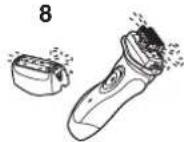 PANASONIC ES-RL40 - Cleaning the shaver - 5