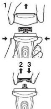 PANASONIC ES-RL40 - ▶ Replacing the inner blades - 1