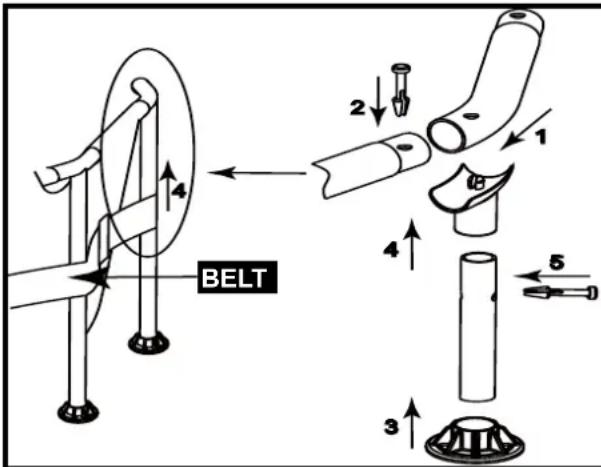 JILONG Round Steel (450x106) - Step4. INSTALL T-JOINT(FOR TYPE A) - 2