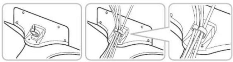 SAMSUNG UE48J5510A - Arranging the cables with the Cable guide - 1