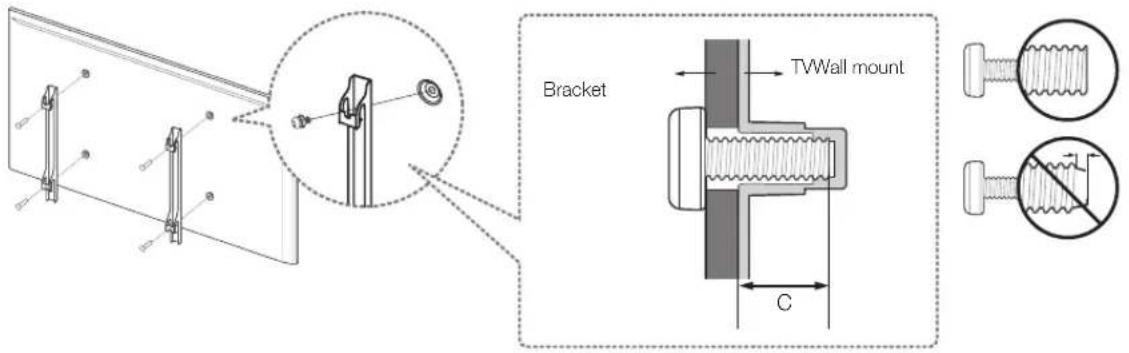 Bracket TVWall mount C