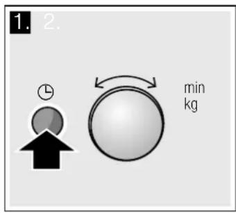 1. 2. ↑ ← min kg
