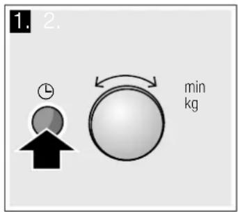 1. 2. ↑ ← min kg