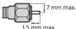 SONY KDL40RE453BU - Recommendation of F-type plug - 1