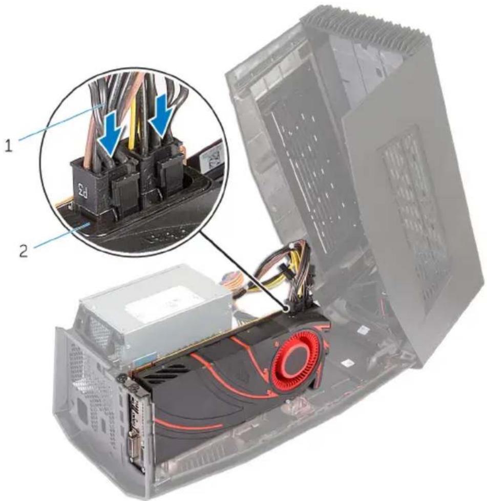 ALIENWARE 452-BCFE - Installing the Graphics Card - 9