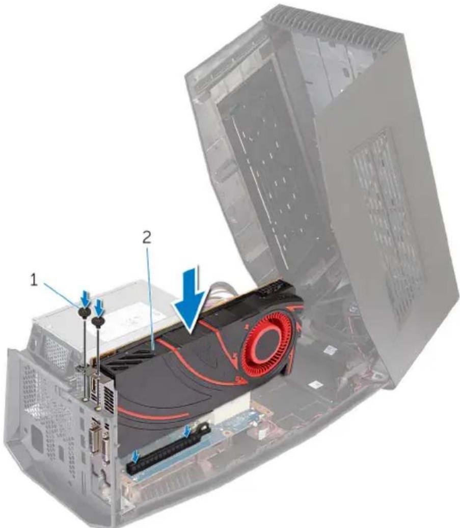 ALIENWARE 452-BCFE - Installing the Graphics Card - 7