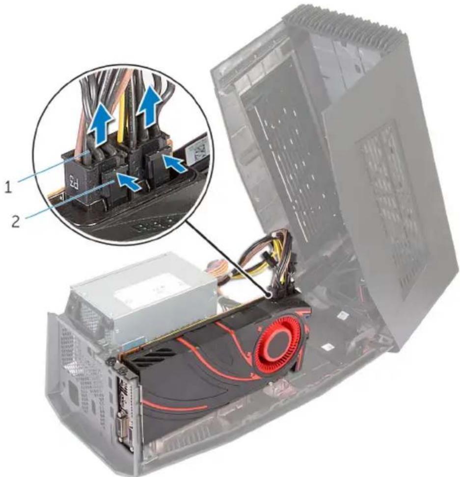 ALIENWARE 452-BCFE - Removing the Graphics Card - 3