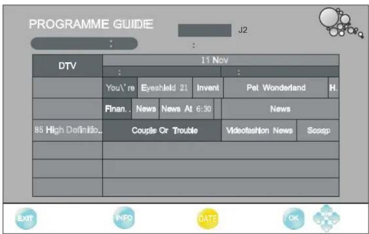 PROGRAMME GUIDE J2 DTV 11 Nov : : You're Eyesheld 21 Invent Pet Wonderland H. Finan. News News At 6:30 News 85 High Definitio... Couple Or Trouble Videofashion News Soap EXIT INFO DATE OK