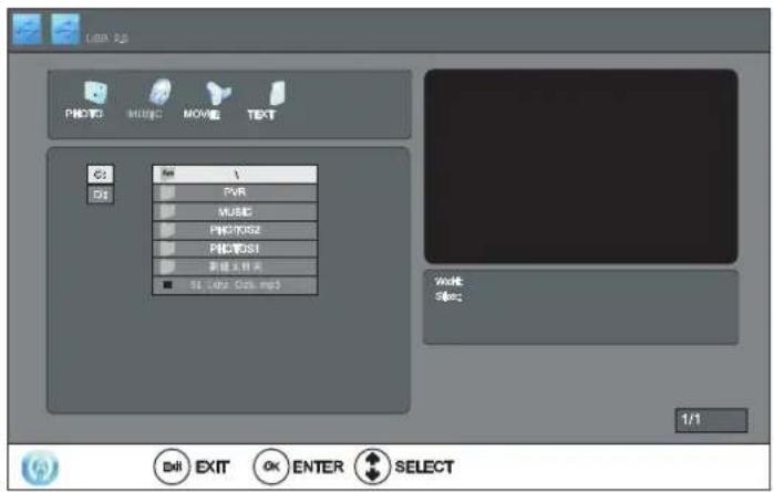 LSTM 3.6 PHC7052 INSTRY MOVIE TEXT G: D: File \ PWR MUSIC PHC7052 PHC7051 新建文件夹 36 LWrite Data.mp3 Write Select 1/1 OK EXIT OK ENTER SELECT