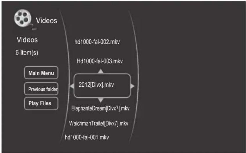 VDiGi BDP-MINI12 - Browsing video files - 2
