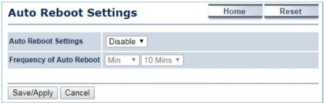 Planet WAP-500N - Auto Reboot Settings - 1