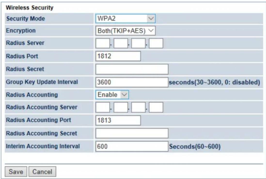 Planet WAP-500N - ■ WPA2 (WPA2 Enterprise) - 1