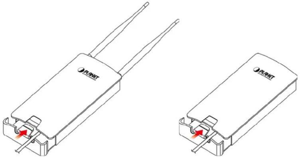 Planet WAP-500N - Step 1. PoE and LAN port connection: - 2