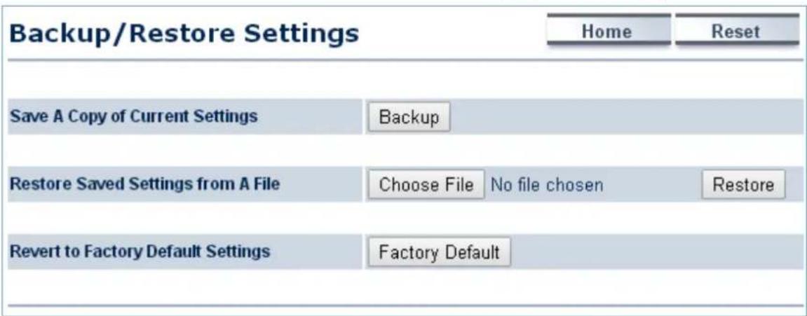 Planet WAP-500N - Backup/Restore Settings - 1