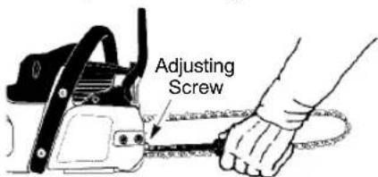 POULAN P4018AV BH - Adjustingthetension: - 1