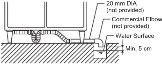 Hoshizaki FTL-182DDAC - DRAIN CONNECTION - 4