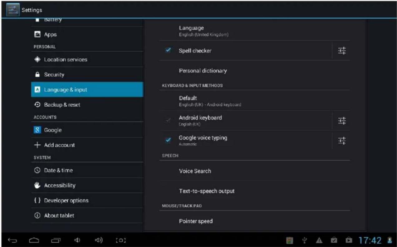 Hott T315 - Configuração de Idioma e Entrada - 1