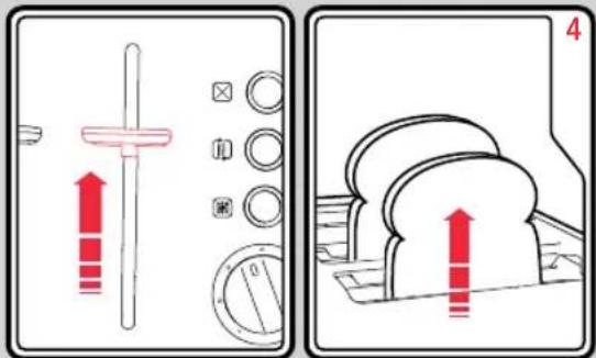 Diagram showing two mechanical or electrical component configurations with red arrows indicating direction of movement or force, labeled with symbols like '左' and '右'.
