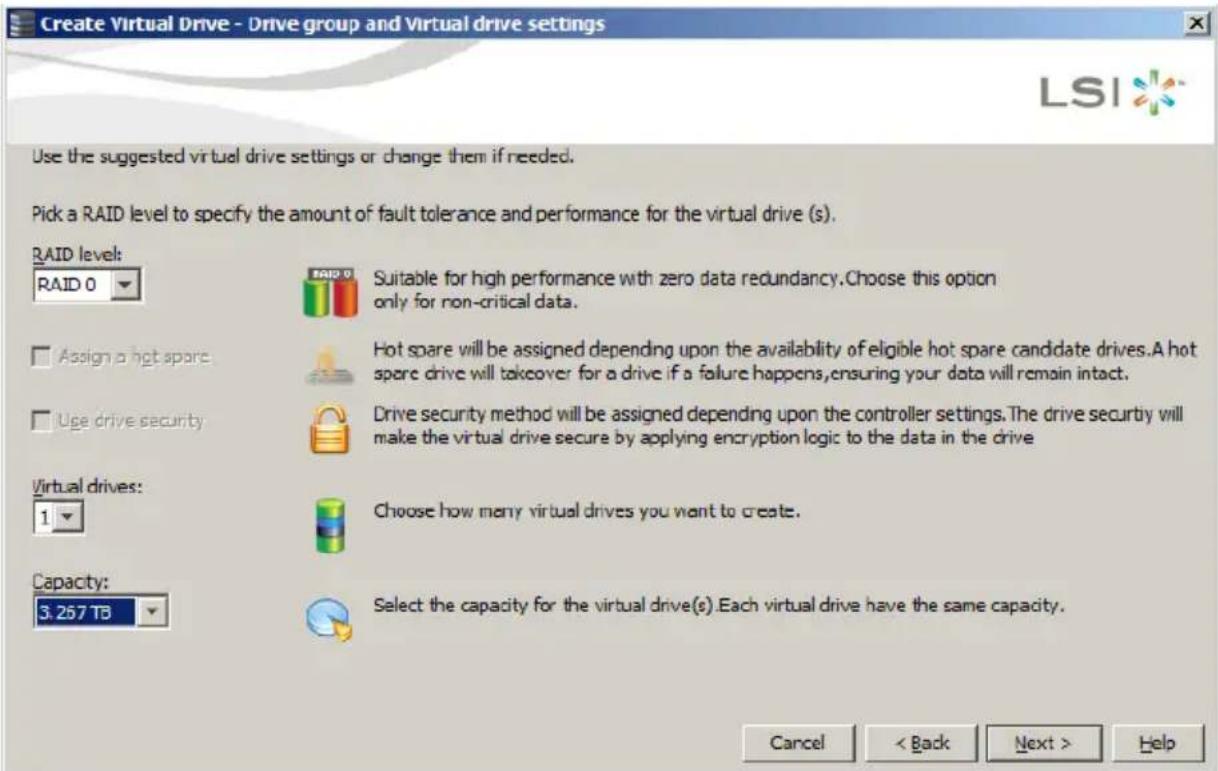 Supermicro AOC-USAS2-L8E - Creating a Virtual Drive Using the Simple Method - 1
