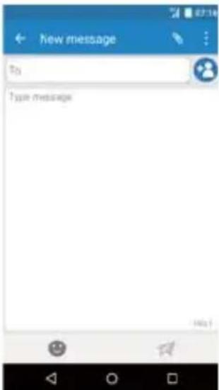 New message To Type message