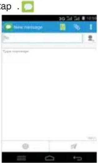 ap . New message No. Type message
