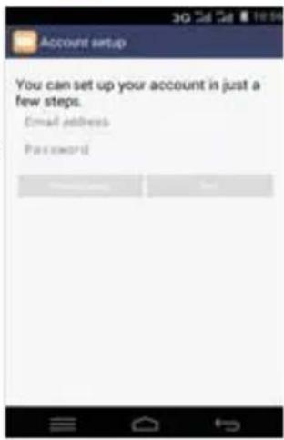 Account setup You can set up your account in just a few steps. Email address Password