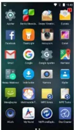 Aptar Banko Measla... Deepa Vinatic... Ecosts Facebook FlashLight Instagram Gates Google Google Aportan Hamster Hessy Makinor Indefanke Kamera Kapite Messagepress Web/Kurcale T... MPE Notes MPE Tasks MCash My Word MPFareDaplc... One Cleaner