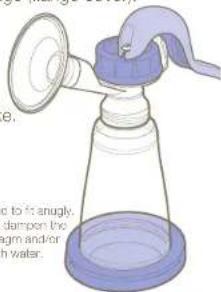 B. to it anugly, dampon the g/m and/or water.