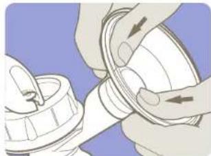 Lansinoh Comfort Express - How to Assemble Your Lansinoh Manual Breast Pump - 3