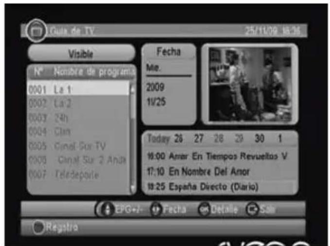 Gula de TV 25/11/09 18:36 Visible N° Nombre de programa 0001 La 1 0002 La 2 0003 24h 0004 Clan 0005 Canal Sur TV 0006 Canal Sur 2 Anda 0007 Teledeporte Fecha Mio. 2009 11/25 Today 26 27 28 29 30 1 19:00 Amar En Tiempoos Revuellos V 17:10 En Nombre Del Amor 18:25 España Direto (Diario) BPG+/- - - - - - - - - - - - - - - - - - - - - - - - - - - - - - - - - - - - - - - - - - - - - - - - - - - - - - - - - - - - - - - - - - - - - - - - - - - - - - - - - - - - - -