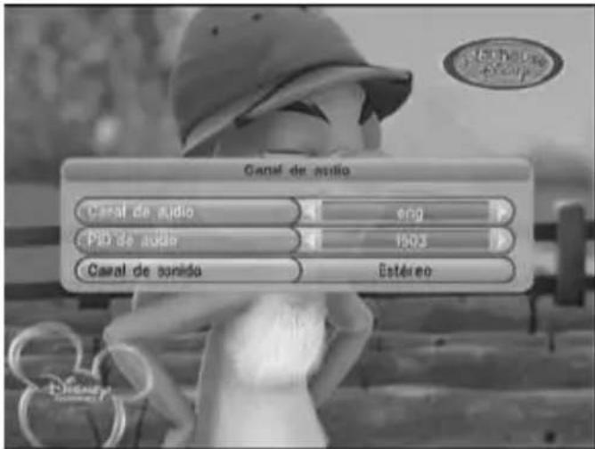 Canal de audio Canal de audio eng PID de audio 1503 Canal de sonido Estéreo