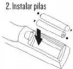 2. Instalar pilas