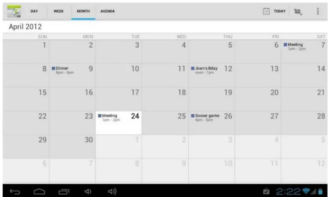 DAY WEEK MONTH AGENDA TODAY April 2012 SUN MON TUE WED THU FRI SAT 1 2 3 4 5 6 Meeting 7 8 Dinner 9 10 11 Joan's Bday 12 13 14 8pm - 9pm noon - 1pm 13 15 16 17 18 19 20 21 22 23 Meeting 24 Soccer game 26 27 28 1pm - 2pm 4pm - 5pm 29 30 1 2 3 4 5 6 7 8 9 10 11 12