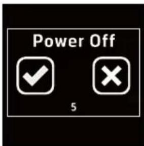 HOLUX Impulse 8100 - Power on/ off - 3