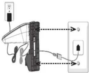 VTECH CS6419-15 - Tabletop to wall mount installation - 3