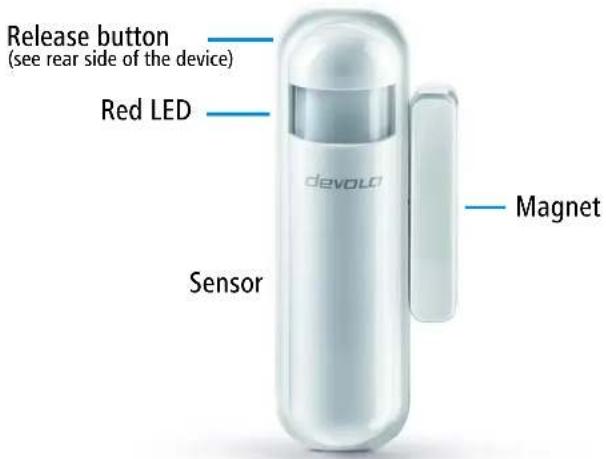 DEVOLO Home Control Door/Window Contact 9809 - The Home Control Door/Window Contact - 1