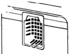 Roper KU1550V - To remove the key-knob: - 1