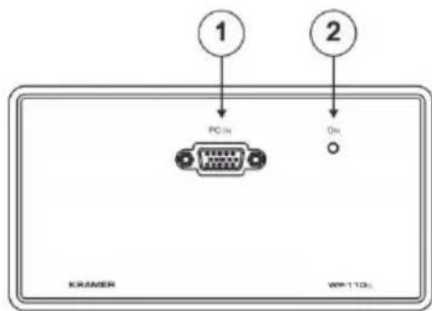 Kramer WP-110XL - Defining the WP-110xl UXGA/Data Line Transmitter - 3