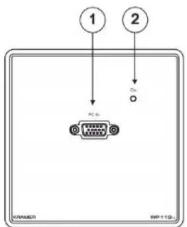 Kramer WP-110XL - Defining the WP-110xl UXGA/Data Line Transmitter - 1
