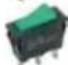Bachmann 917.169 - Series 3652 rocker switch 16(8) A / 250 V \~, T 185 °C - 6