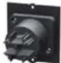 Bachmann 917.169 - Custom module Power Con grey (power outlet) Black - 8