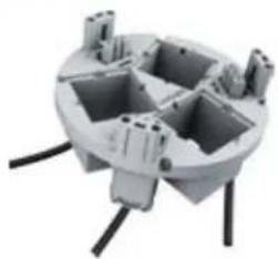Bachmann 917.169 - Connection plate for fitting in the LanLight® cover guide - 1