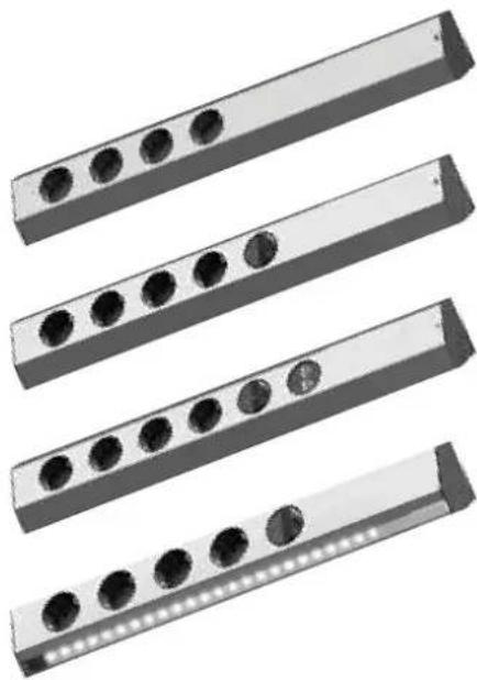 Bachmann 917.169 - Universal Steckdosenleisten für die Wand und Eckmontage - 2