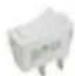 Bachmann 917.169 - Series 3652 rocker switch 16(8) A / 250 V \~, T 185 °C - 2