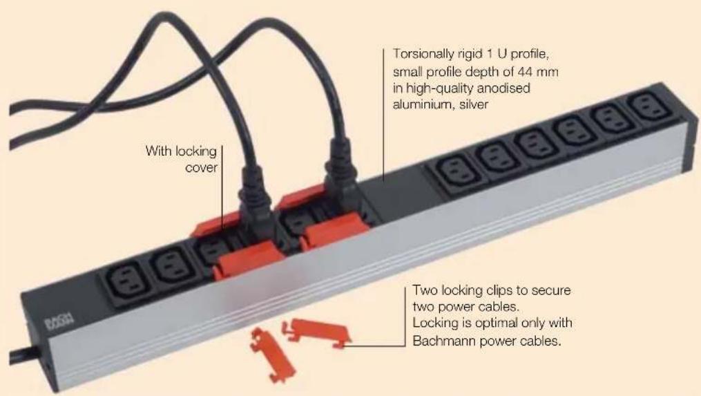 Bachmann 917.169 - 19" IT PDU Basic (230 V / 50 Hz) - 1