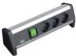 Bachmann 917.169 - DESK 1 4 x earthing contact Length: approx. 268 mm - 1