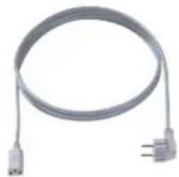 Bachmann 917.169 - Euro supply cable with intermediate switch, PVC, 70°C - 22