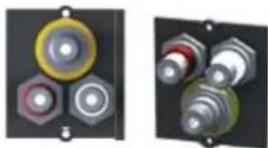 Bachmann 917.169 - Custom module 1 x S-Video + Cinch stereo White - 1