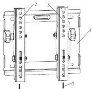 Pyle PSW445T - Tilt Flat Panel TV Bracket - 2
